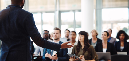 speech, trainings, class